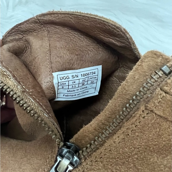 UGG ALEXANDRA SUEDE WEDGE ANKLE BOOTS - Picture 2 of 6